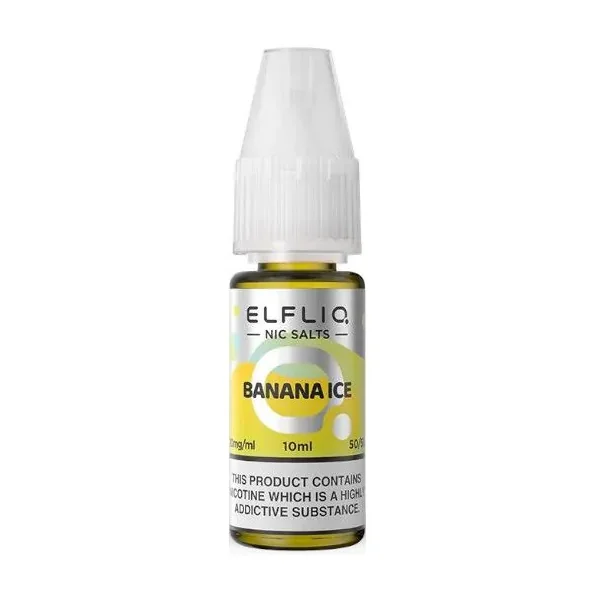 Banana Ice Nic Salt E Liquid 10ml By Elf Bar Elfliq