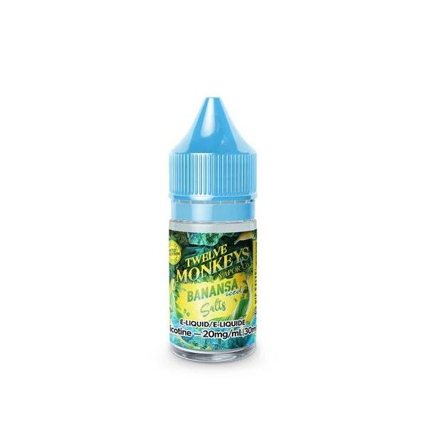 Banansa Iced SALT Twelve Monkeys E-Liquid | 30mL - VapeLoft