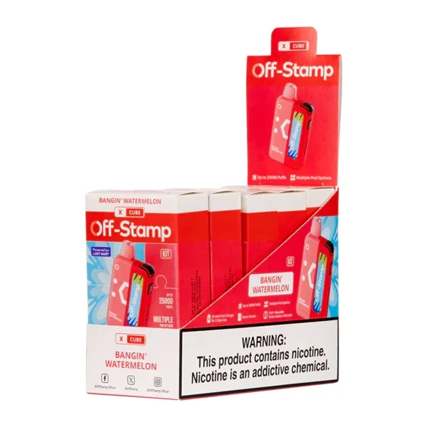 Bangin' Watermelon Off Stamp X-Cube Kit - Vaperushusa Online Vape Store - Image 3