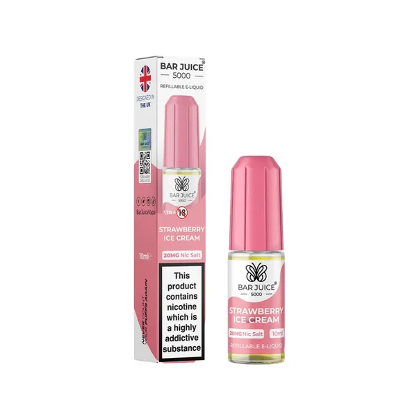 Bar Juice 5000 Strawberry Ice Cream Nic Salt