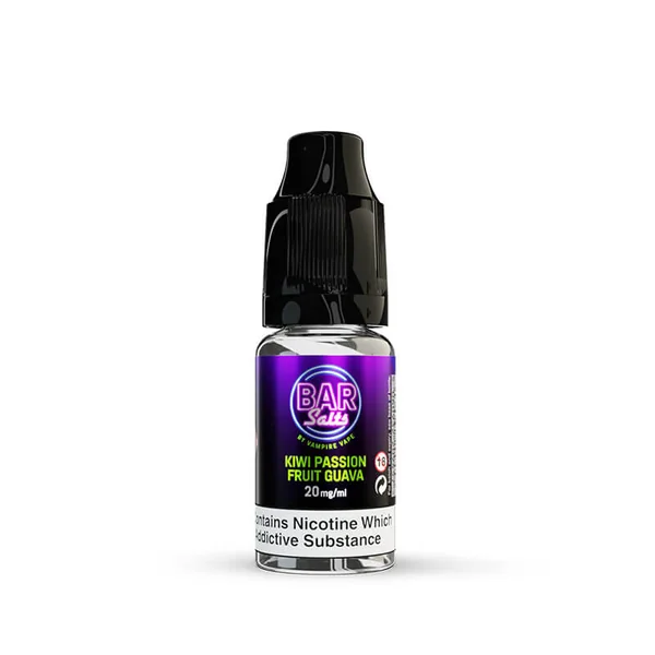 Bar Salts Kiwi Passion Fruit Guava 10ml Nic Salt E-Liquid by Vampire Vape - Image 5