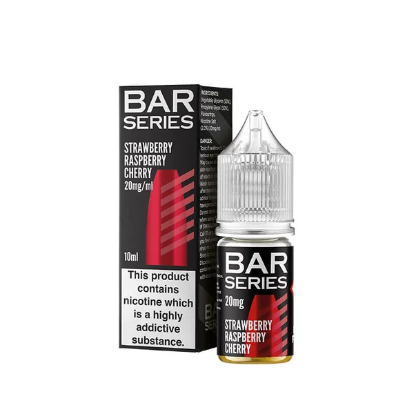 Bar Series Strawberry Raspberry Cherry 10ml Nic Salt E-Liquid - Image 2
