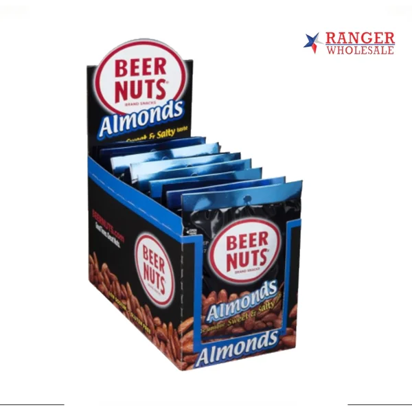 BEER NUTS ALMOND 12CT/2OZ