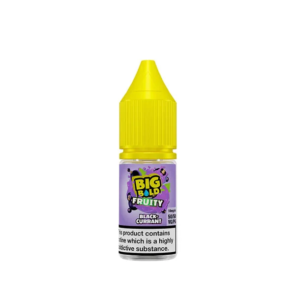 Big Bold Fruity Blackcurrant 10ml Nic Salt E-Liquid - Image 2