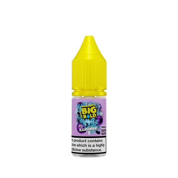 Big Bold Menthols Blackcurrant Menthol 10ml Nic Salt E-Liquid - Image 2