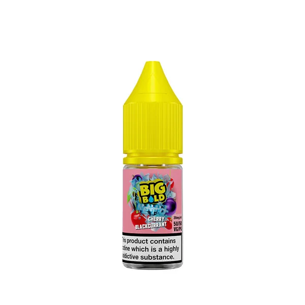 Big Bold Menthols Cherry Blackcurrant Menthol 10ml Nic Salt E-Liquid - Image 2