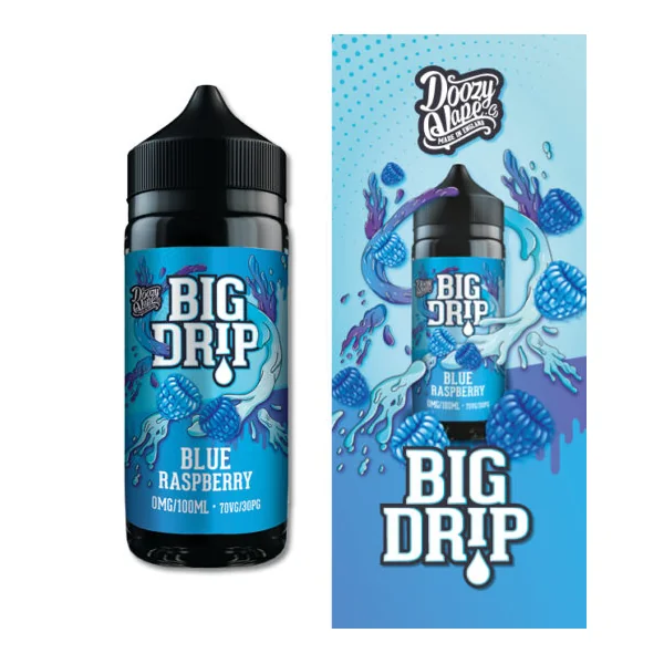 Big Drip Blue Raspberry E-Liquid 100ml Shortfill - Image 2