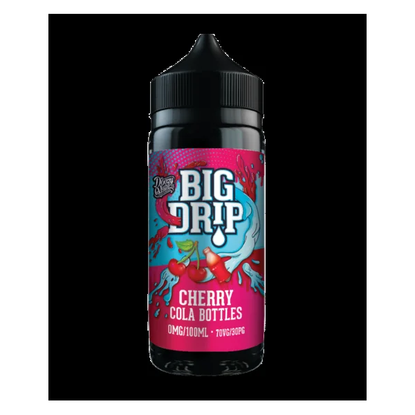 Big Drip Cherry Cola Bottles E-Liquid 100ml Shortfill