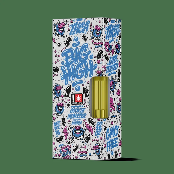 Big High THC-A Cartridge 1g (5/Pack) [DROPSHIP]