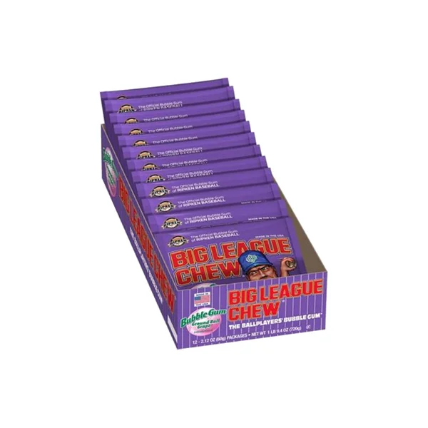 BIG LEAGUE CHEW 12CT- GRAPE