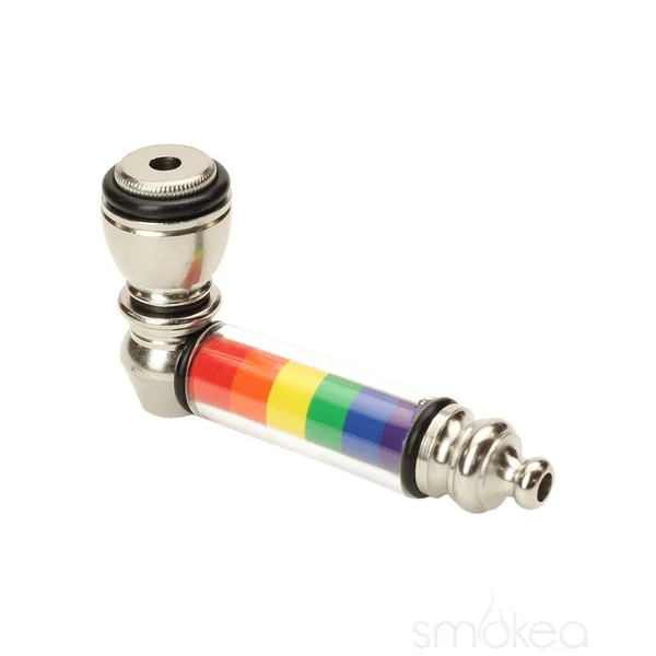 Big Pipe 2.75" Pride Candy Stripe Metal Pipe