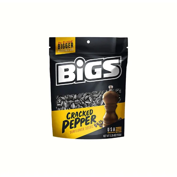 BiGS Cracked Pepper Flavor Sunflower Seeds 5.35 oz