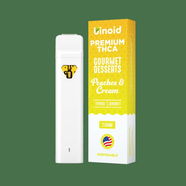 Binoid THCa Peaches and Cream Disposable Vape
