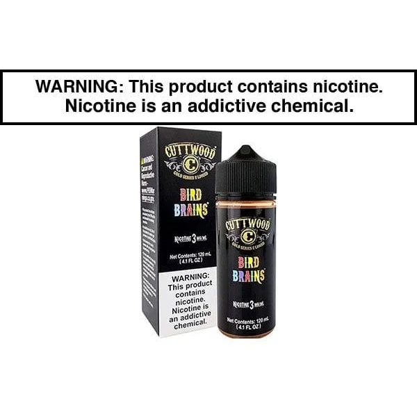 BIRD BRAINS BY CUTTWOOD 120ML/60ML