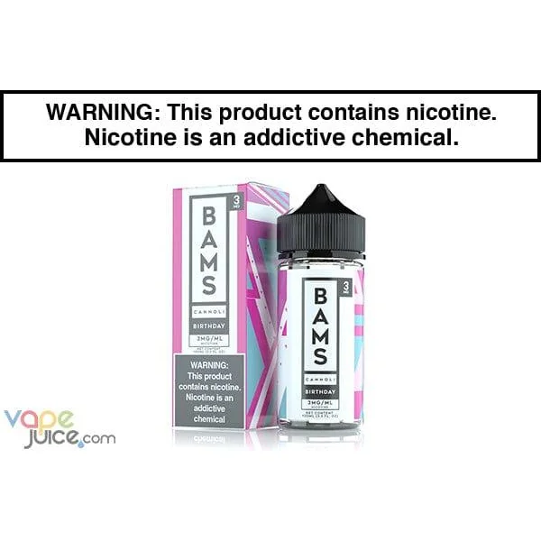 BIRTHDAY CANNOLI BY BAM'S CANNOLI 100ML