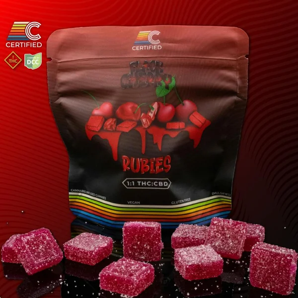 Black Cherry | 1:1 CBD:THC | 20 x 5mg