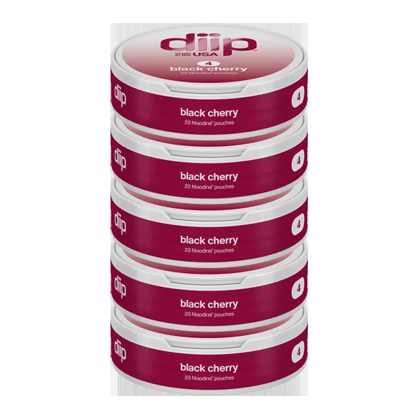 Black Cherry DIIP Reset Nixodine Pouches - Image 2