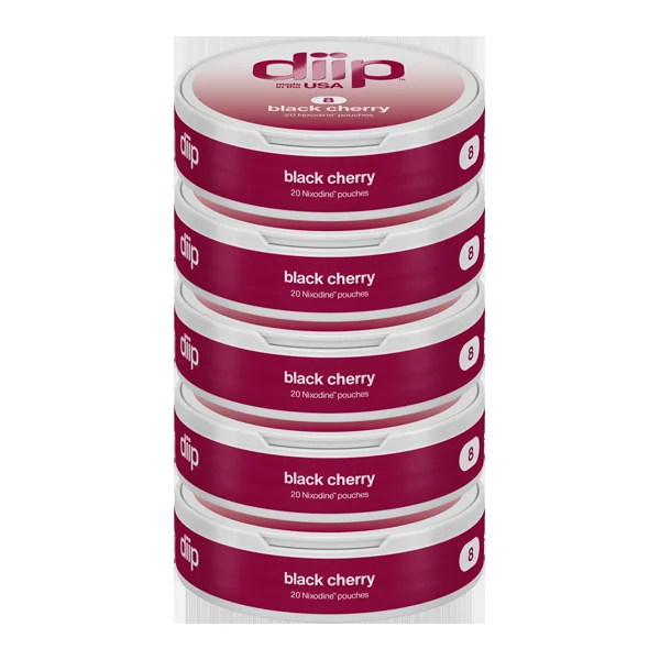 Black Cherry DIIP Reset Nixodine Pouches - Image 4