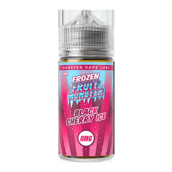 Black Cherry Ice Frozen Fruit Monster eJuice Zero Nicotine 100ml