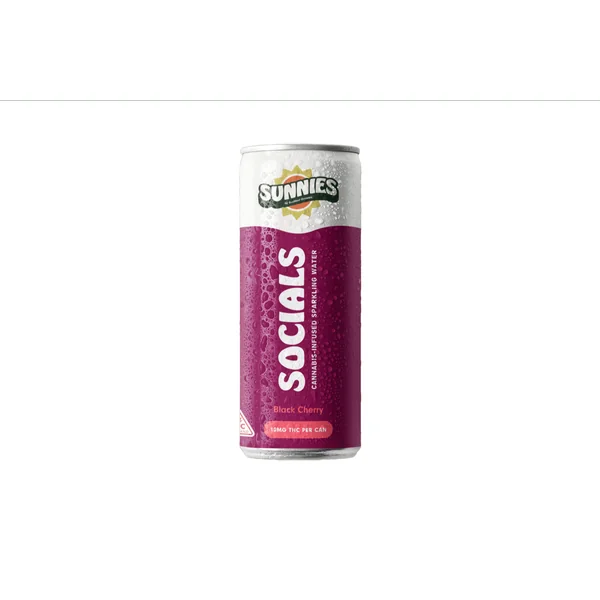 Black Cherry Sparkling Water | Carbonated Drink | 10mg