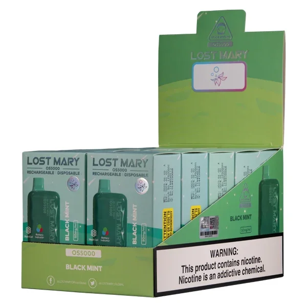 Black Mint Lost Mary OS5000 - Vaperushusa Online Vape Store - Image 2