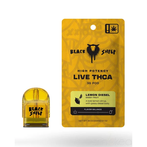 Black Sheep THCA Quad Blend Pod Refill - Lemon Diesel