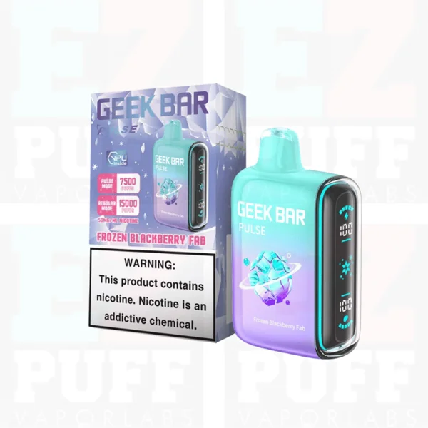 Blackberry FAB - Frozen Edition: Geek Bar Pulse - 15K Puff Disposable Vape