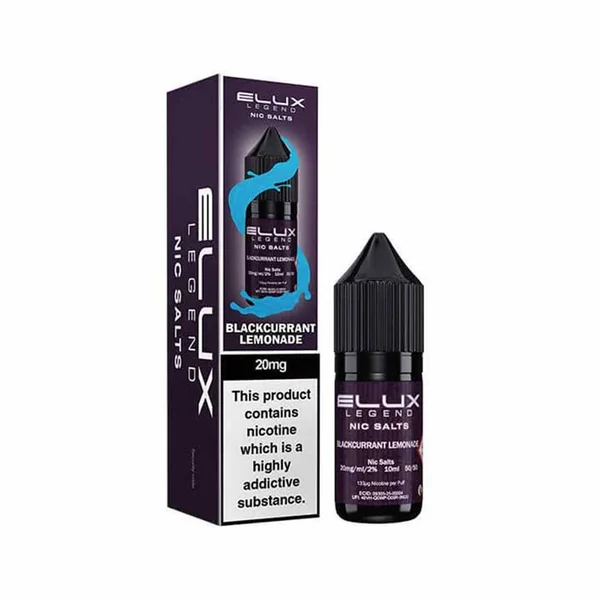 Blackcurrant Lemonade Nic Salt by Elux Legend