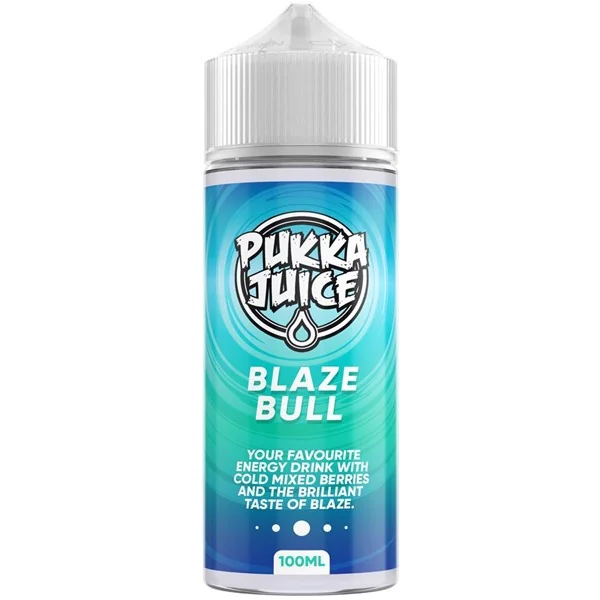 Blaze Bull E Liquid 100ml Shortfill by Pukka Juice