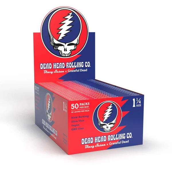 Blazy Susan Grateful Dead Rolling Papers - 1-1/4" - Display Box