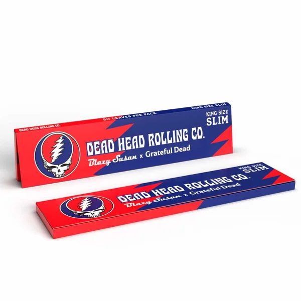 Blazy Susan Grateful Dead Rolling Papers - King Size Slim- Display Box - Image 2