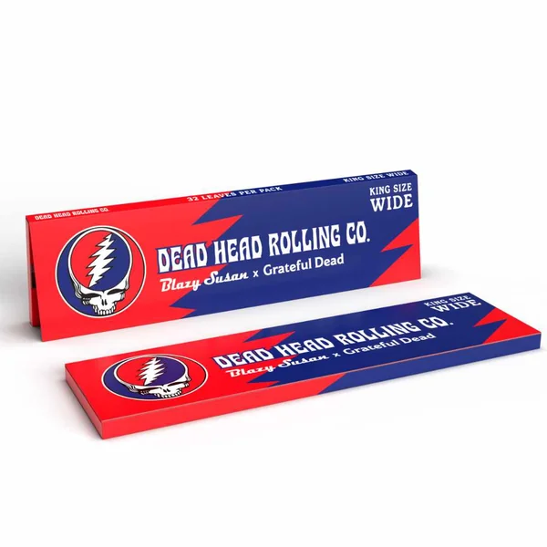 Blazy Susan Grateful Dead Rolling Papers - King Size Wide- Display Box - Image 2
