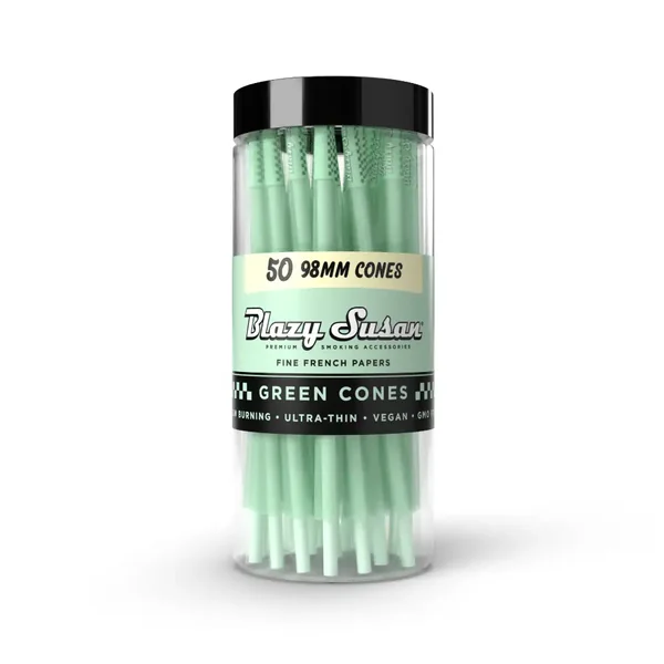 Blazy Susan Green Cones Jar - Image 3
