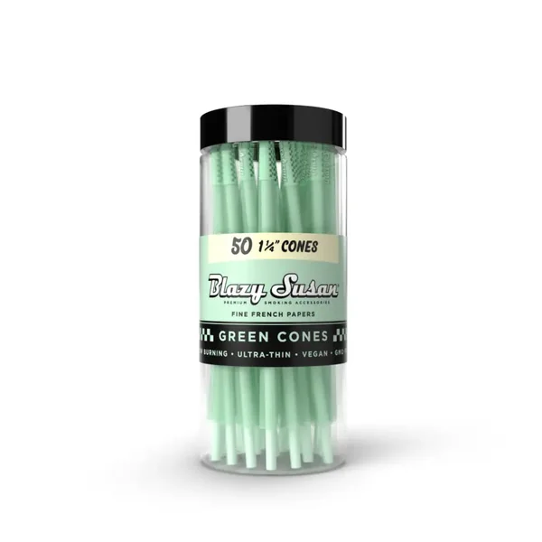 Blazy Susan Green Cones Jar - Image 4