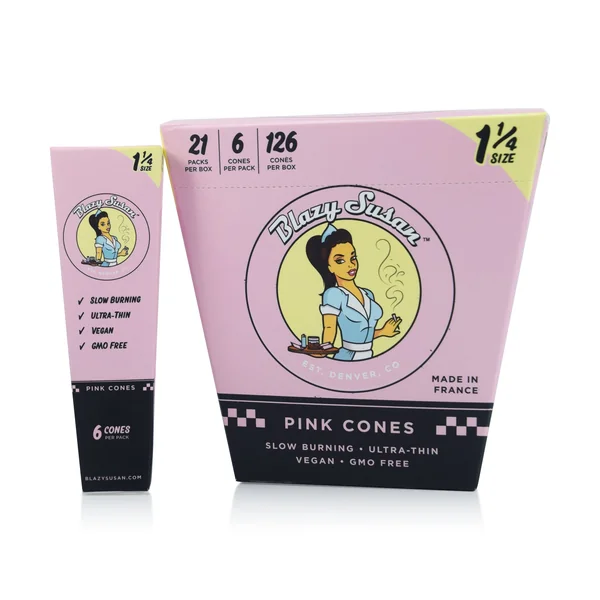 Blazy Susan Pink Cones