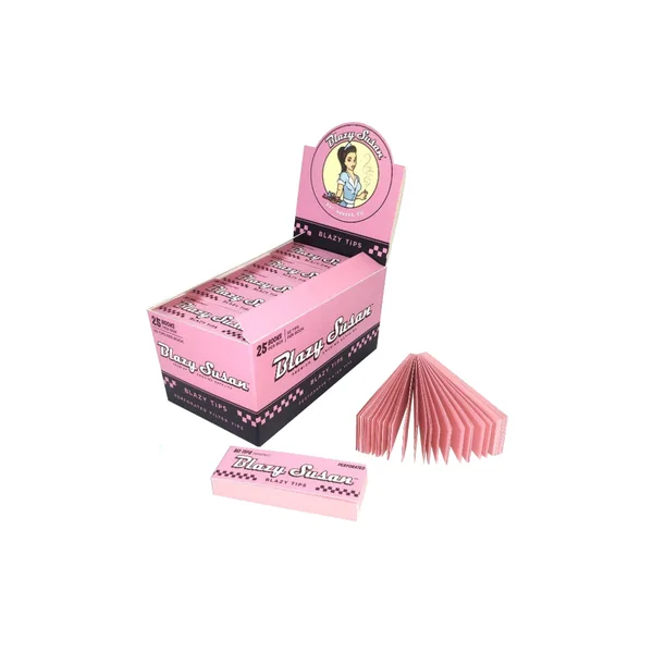 BLAZY SUSAN PINK FLTR TIP 25CT