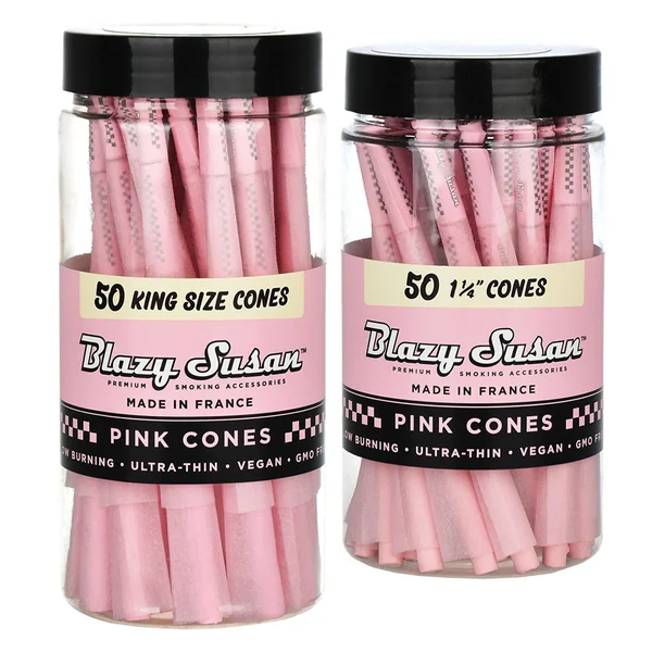 Blazy Susan Pink Pre-Rolled Cones - Jar of 50