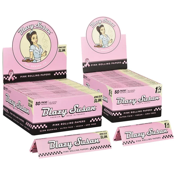 Blazy Susan Pink Rolling Papers - Image 2