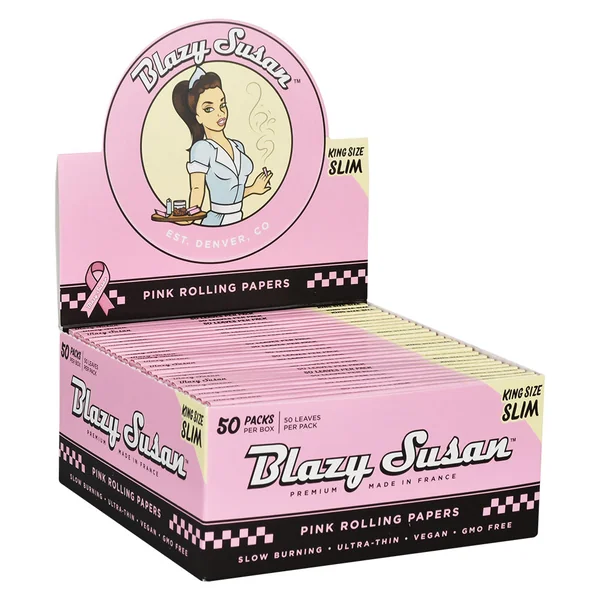 Blazy Susan Pink Rolling Papers - Image 3