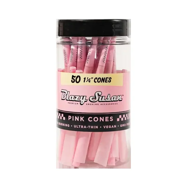 Blazy Susan Pre-Roll Cones - 1 1/4 (50ct) Jar