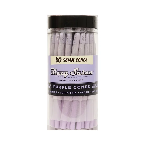 Blazy Susan Pre-Rolled Cones - 98mm Size 50ct Jar