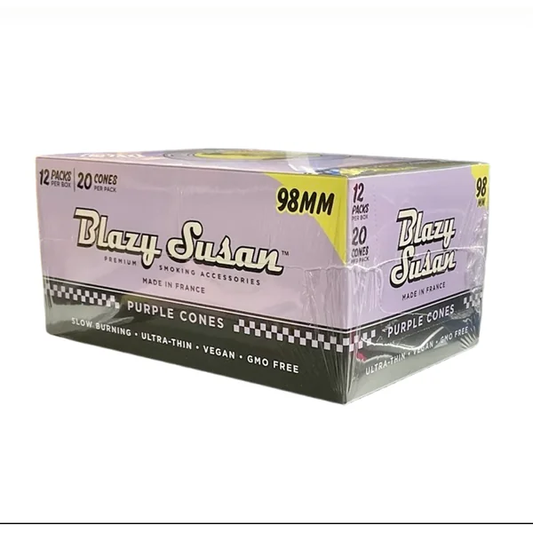 BLAZY SUSAN PUR CONE 98MM 20CT