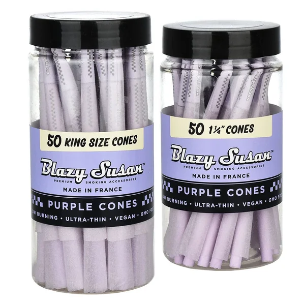 Blazy Susan Purple Pre-Rolled Cones - 50 pack