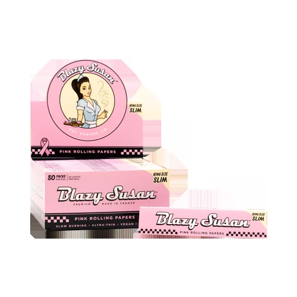 Blazy Susan Rolling Papers - King Size Slim (50ct) Display of 50