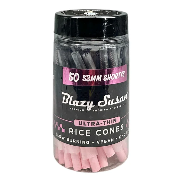 Blazy Susan Ultra Thin 50ct 53mm Shortys Rice Cones