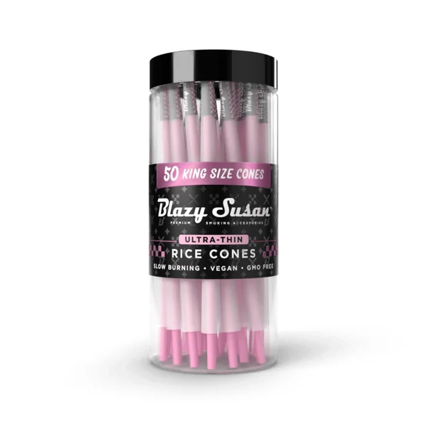 Blazy Susan Ultra Thin Rice Cones | Jar - Image 2