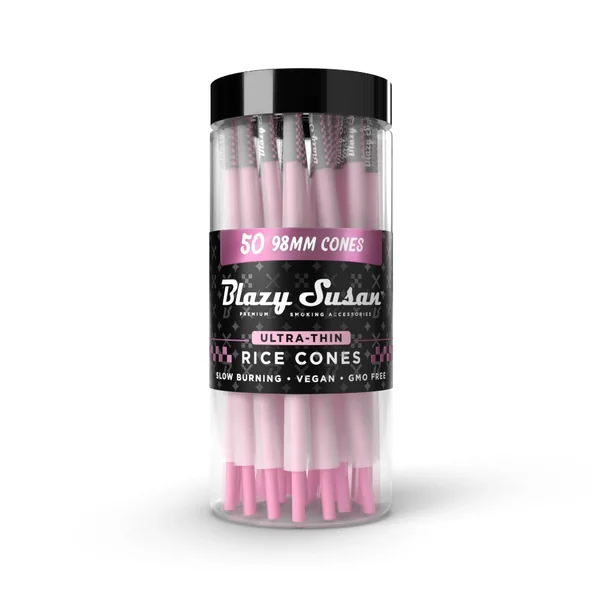 Blazy Susan Ultra Thin Rice Cones | Jar - Image 3