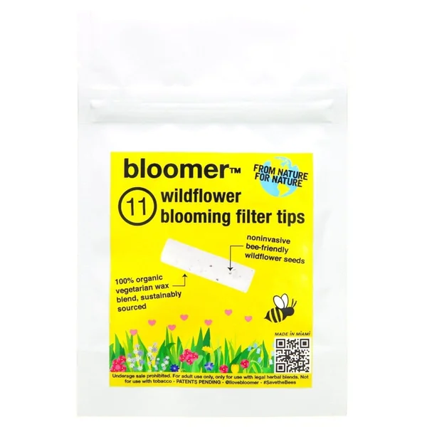 Bloomer Wildflower Seed Filter Rolling Tips 11 Pack