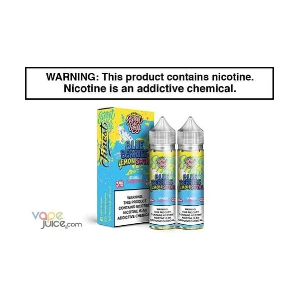 BLUE BERRIES LEMON SWIRL BY FINEST SWEET AND SOUR 120ML
