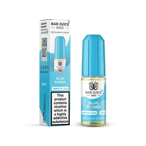 Blue Bubba Nic Salt E Liquid 10ml by Bar Juice 5000